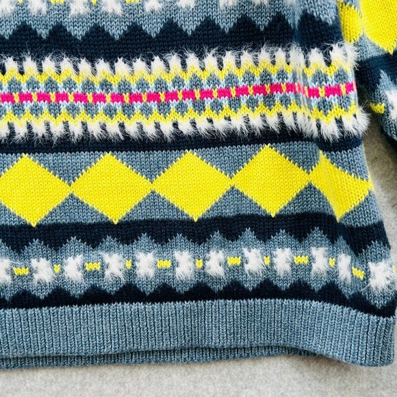NWT Style & Co Fair Isle Sweater Size XXL Crewneck Long Sleeve Knit Pullover - Picture 7 of 11